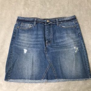 VERVET women’s 30 high rise blue jean skirt
